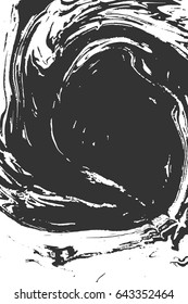 Suminagashi, erbu, marbling. Abstract liquid background. The effect of ink on the water. Spots, strips, waves, twists, points. Vector illustration.