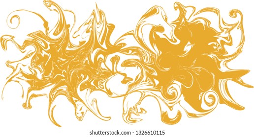 suminagashi gold vector background. Good for print, web design, logotype