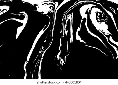 Suminagashi. Vector texture of the ink. Marbling technique. Background, invitation card. Template for your design. Abstract graphics. Spotted texture. Waves. Hand drawn.