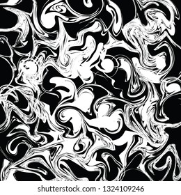 suminagashi white vector illustration.Good for web design, textile