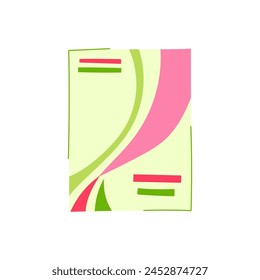 summary annual report cartoon. highlights results, profit loss, expenses assets summary annual report sign. isolated symbol vector illustration