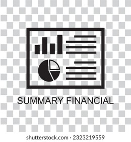 summary financial icon , assessment icon