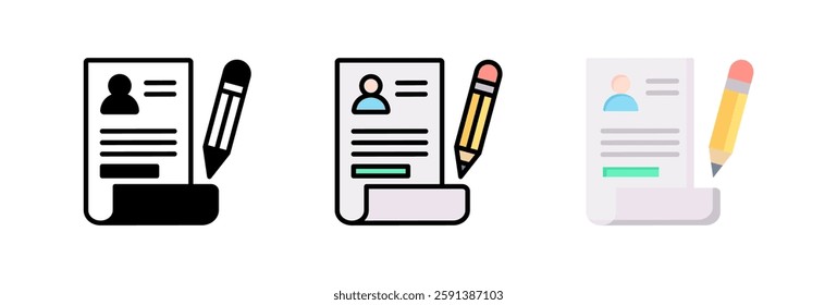 Summary Icon Element For Design