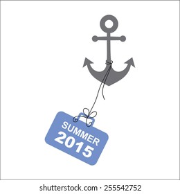 Summer 2015 suitcase and anchor