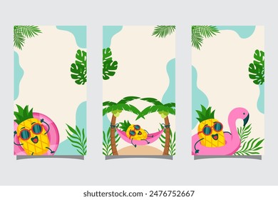 Sommerabstrakter Hintergrund mit Kopierraum für Text für Banner, Grußkarte, Poster, Werbung und Social Media Geschichten Design-Vorlagen