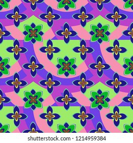 Summer abstract background nature flower pattern seamless.