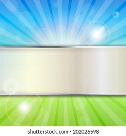 Summer Abstract Background. Vector Illustration.