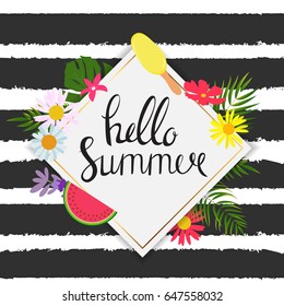 Summer Abstract Background Vector Illustration EPS10