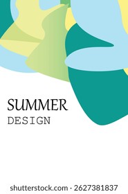 summer abstract colorful psychedelic art mobile wallpaper ,background Creative concept of summer bright  Abstract Shapes Background for social media poster, banner, cover, card, story , summer sale