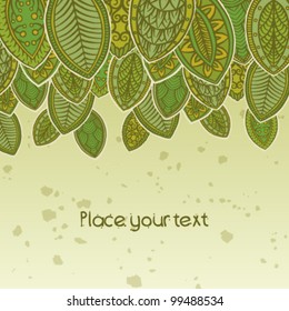 summer Abstract floral background with place for your text 8