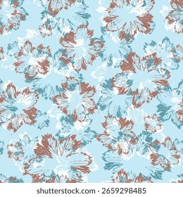 Modelo inconsútil abstracto, floral del verano. Idea de fondo de textura de flor de Vector para fondo, textil, decoración del hogar, Anuncio, Plantilla, sábana, alfombra y alfombras, negocios, papel de pared, envoltura de regalo, bufanda. 