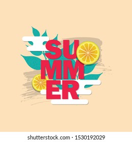 summer abstract lemon slice background. Summer discount, seasonal discount, fresh lemon fruit, lemons seamless background.