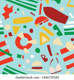 Summer is Abstract Pattern, Vector, Illustration