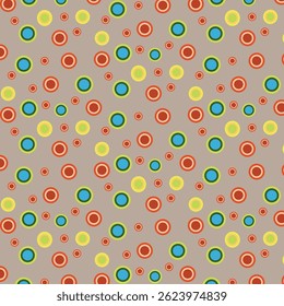 Verão Abstrato Repetição contínua multi cor pontos padrão texturizado geométrico fundo colorido vetor moderno papel de parede simples, azulejo, papel de parede, tecido, têxteis, cartões, capas, banners, branding
