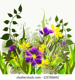 summer abstraction. vector
