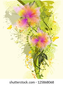 summer abstraction. vector