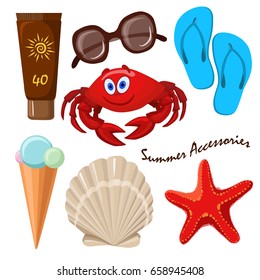 Summer Accessories.vector