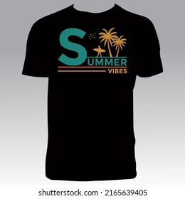 Summer Adventure And Summer Lover T Shirt Design. 