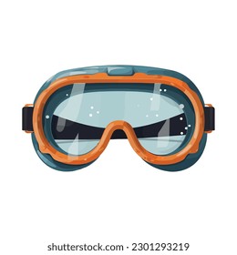 Summer adventure Scuba diving with protective eyewear isolated