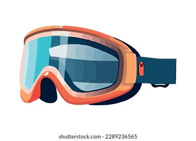 Summer adventure snorkeling in isolated underwater nature isolated