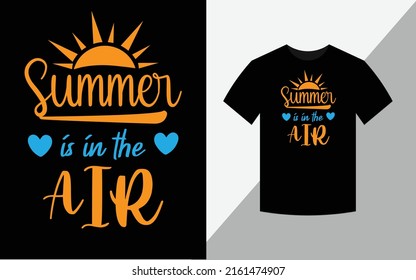 Summer Air Svg Vector T Shirt Stock Vector (Royalty Free) 2161474907