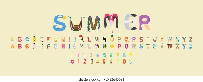XYZ Animal Alphabet Illustration Design Vector Download