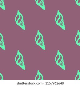 Summer amazing multicolored sea shell abstract seamless background.