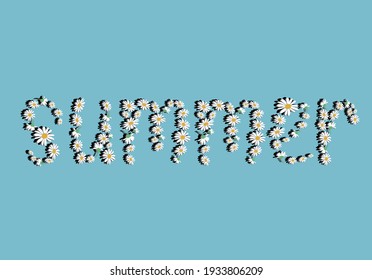summer apparel, banner, blossom, botanical, chamomile, daisy, dress, embellishment, embroidery, fabric pattern, fashion, feminine, floral, flower, heart, hope, illustration, isolated, letterlettering