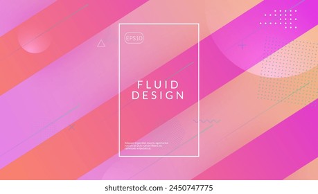 Diseño Abstractas Plano. Textura tecno rosa. Cubierta de música. Plantilla de geometría espacial. Ux. Geométrica Buena Landing Page. Arte de verano púrpura