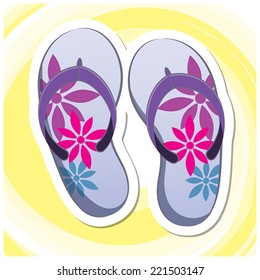 Summer Art - Flip Flops