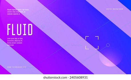 Summer Art. Party 3d Banner. Pink Modern Texture. Business Shapes. House Gradient Composition. Horizontal Ux. Retro Landing Page. Purple Summer Art