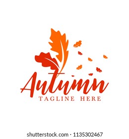 Summer Autumn Logo Template Logo