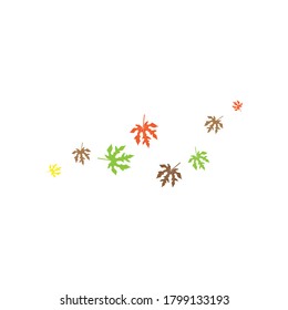 Summer Autumn Logo Template Logo