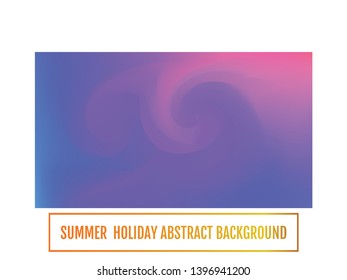 Summer backdrop. Abstract blurred gradient mesh background