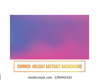 Summer backdrop. Abstract blurred gradient mesh background