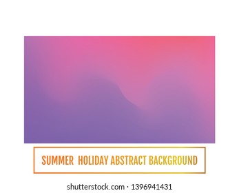 Summer backdrop. Abstract blurred gradient mesh background