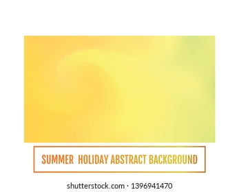 Summer backdrop. Abstract blurred gradient mesh background