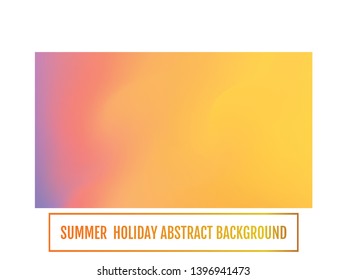 Summer backdrop. Abstract blurred gradient mesh background