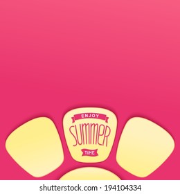 Summer background - abstract floral design element. Vector eps 10