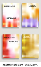 Summer Background of Blurred Lights with Abstract Effect 