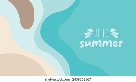 FONDO DE VERANO BRILLANTE FORMA ABSTRACTAS DIBUJADA A MANO PLANA PASTEL VECTOR DE DISEÑO COLORIDO. DIOS PARA EL VOLANTE, ANUNCIOS, IMPRESIÓN, SITIO WEB, FONDO DE PANTALLA, DISEÑO DE PORTADA, TARJETA DE FELICITACIÓN