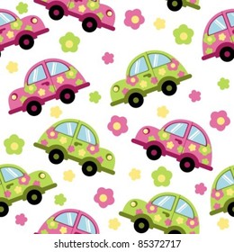 summer background with cars