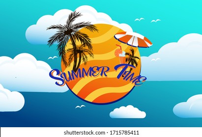 Summer background concept , Summer time