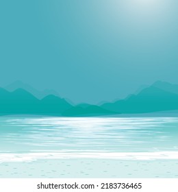 Summer background design. Holiday poster.