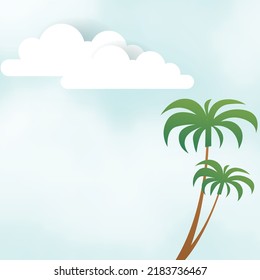 Summer background design. Holiday poster.