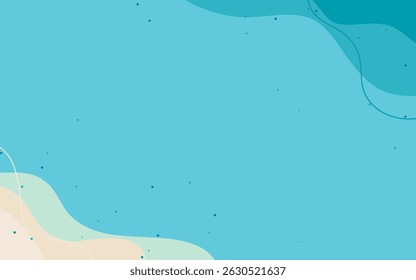 summer background design illustration. summer beach