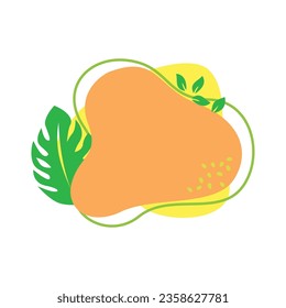 summer background design. tropical sign and symbol.