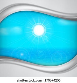 Summer background. EPS10 vector