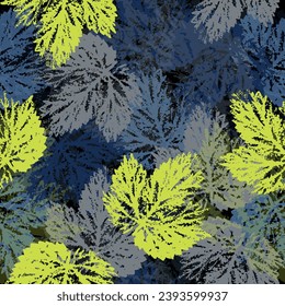 Summer background with exotic leaves. White background. Vector texture. Elegant print for the banner.