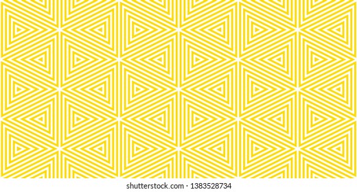 Summer background geometric pattern seamless yellow and white.